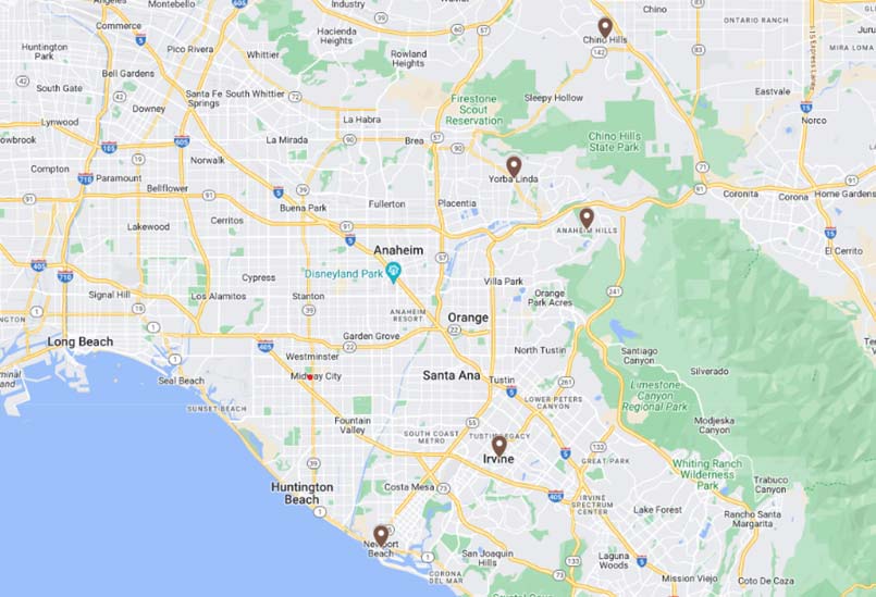 Service Areas